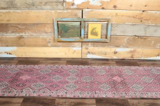 Vintage Purple Runner Rug - Thumbnail