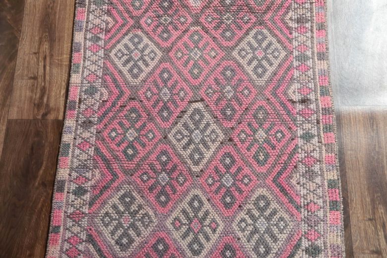 Vintage Purple Runner Rug