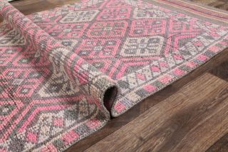 Vintage Purple Runner Rug - Thumbnail