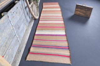 3x12 Wool Vintage Runner Rug - Thumbnail