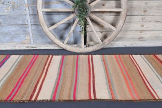 3x12 Wool Vintage Runner Rug - Thumbnail