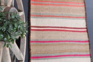 3x12 Wool Vintage Runner Rug - Thumbnail