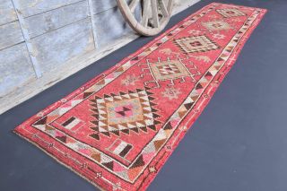 3x12 Wool Vintage Runner Rug - Thumbnail