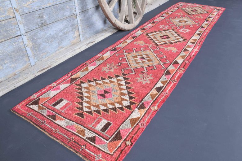 3x12 Wool Vintage Runner Rug