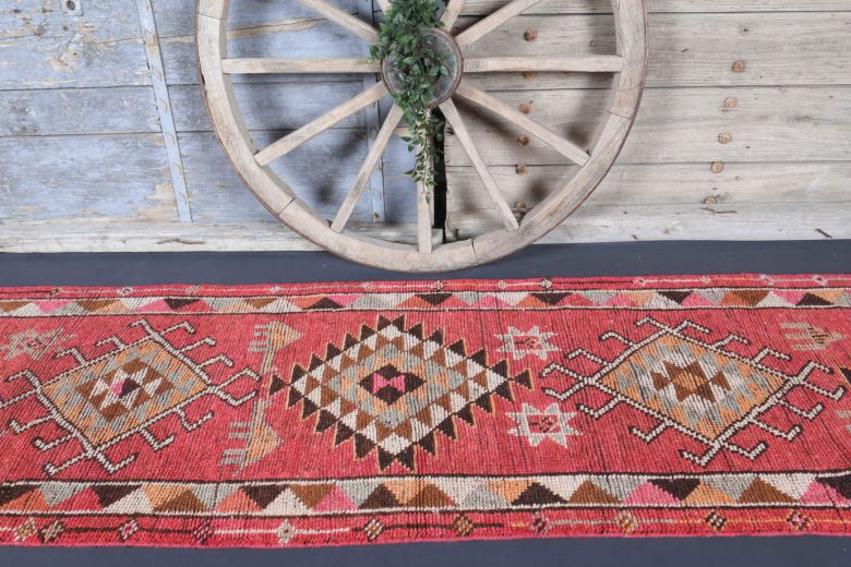 3x12 Wool Vintage Runner Rug