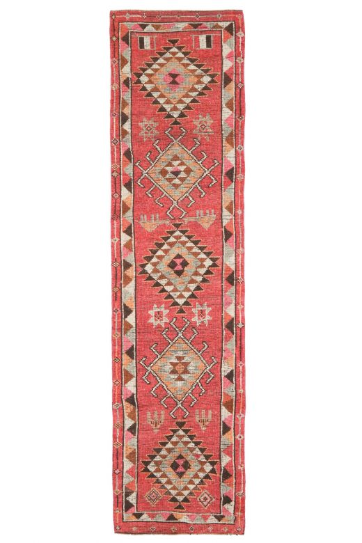 3x12 Wool Vintage Runner Rug