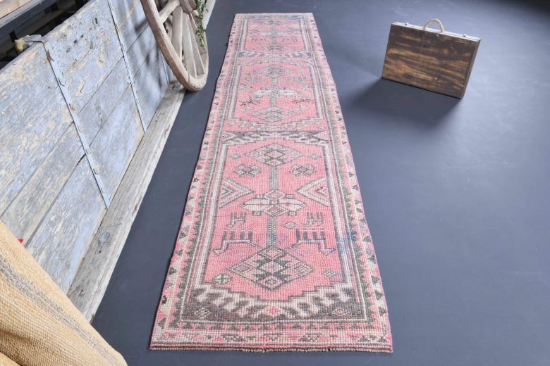 3x12 Wool Vintage Runner Rug