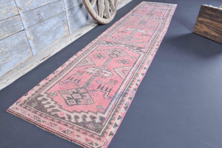 3x12 Wool Vintage Runner Rug