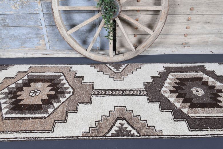 3x12 Wool Vintage Runner Rug