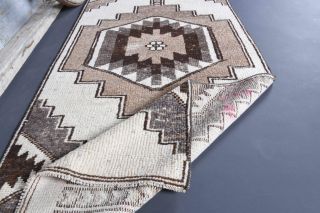 3x12 Wool Vintage Runner Rug - Thumbnail