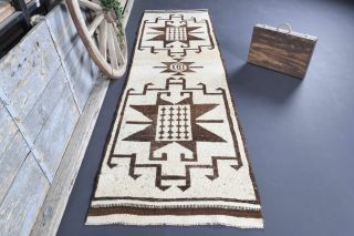 3x12 Wool Vintage Runner Rug - Thumbnail