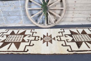 3x12 Wool Vintage Runner Rug - Thumbnail