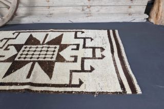 3x12 Wool Vintage Runner Rug - Thumbnail