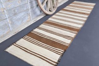 3x12 Wool Vintage Runner Rug - Thumbnail