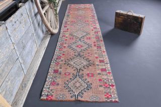 3x12 Wool Vintage Runner Rug - Thumbnail