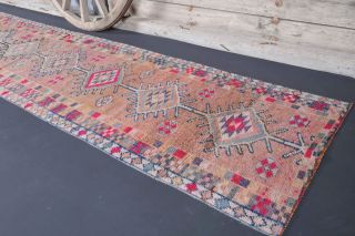 3x12 Wool Vintage Runner Rug - Thumbnail