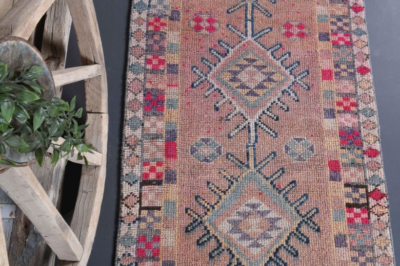 3x12 Wool Vintage Runner Rug