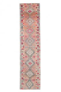 3x12 Wool Vintage Runner Rug - Thumbnail