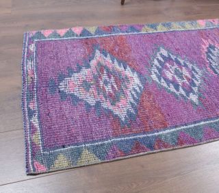 3x12 Wool Vintage Runner Rug - Thumbnail