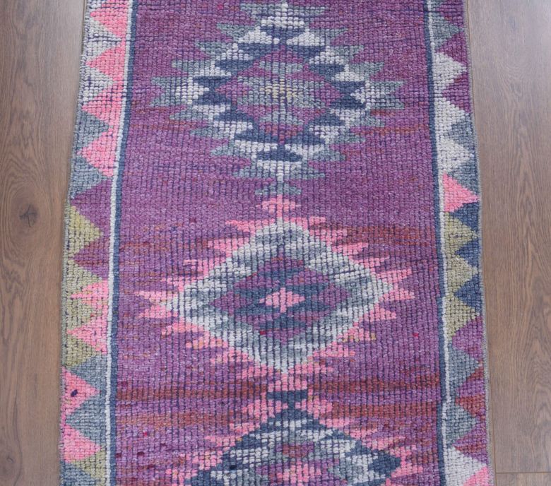 3x12 Wool Vintage Runner Rug