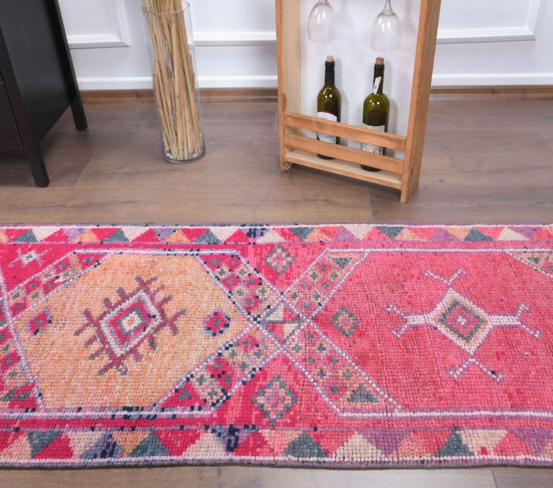 3x12 Wool Vintage Anatolian Runner Rug