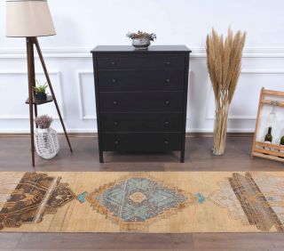 3x12 Wool Vintage Runner Rug - Thumbnail