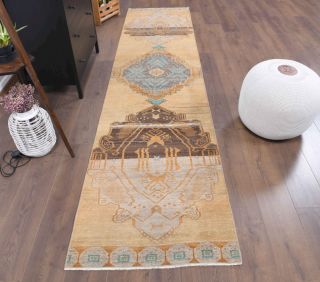 3x12 Wool Vintage Runner Rug - Thumbnail