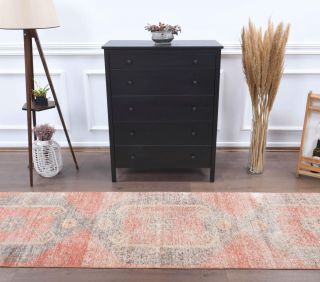 3x12 Wool Vintage Runner Rug - Thumbnail