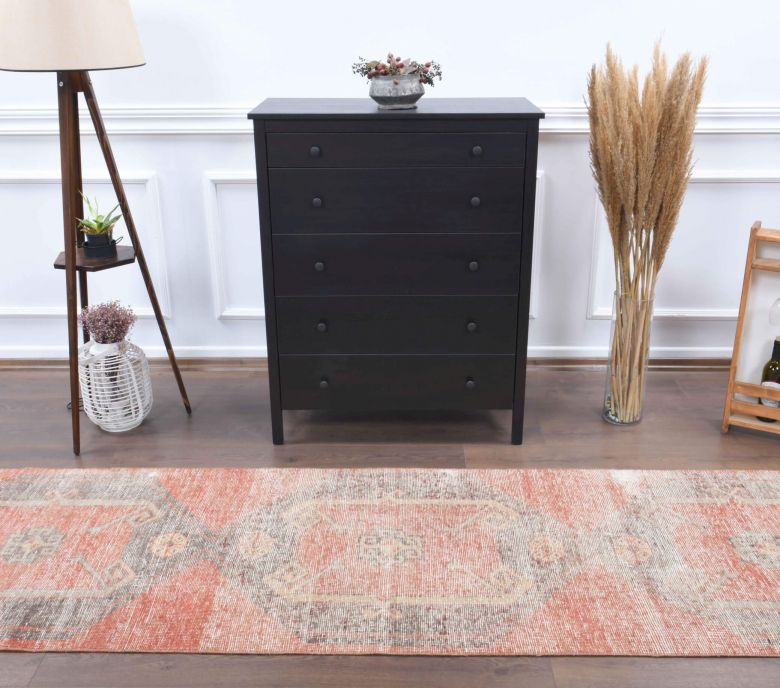 3x12 Wool Vintage Runner Rug