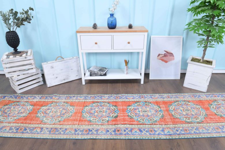 3x12 Wool Vintage Runner Rug