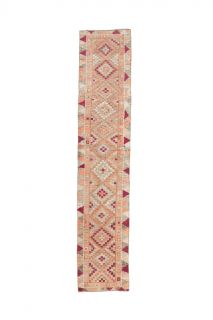 Turkish Vintage Runner Rug - Thumbnail