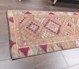 Turkish Vintage Runner Rug - Thumbnail