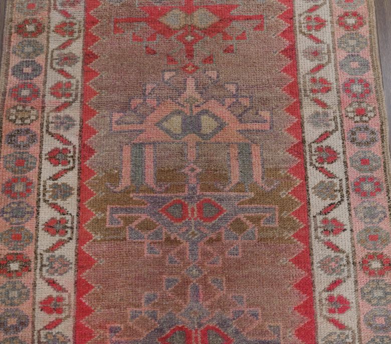 Vintage Pink Runner Rug