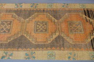 Neutral Vintage Runner Rug - Thumbnail