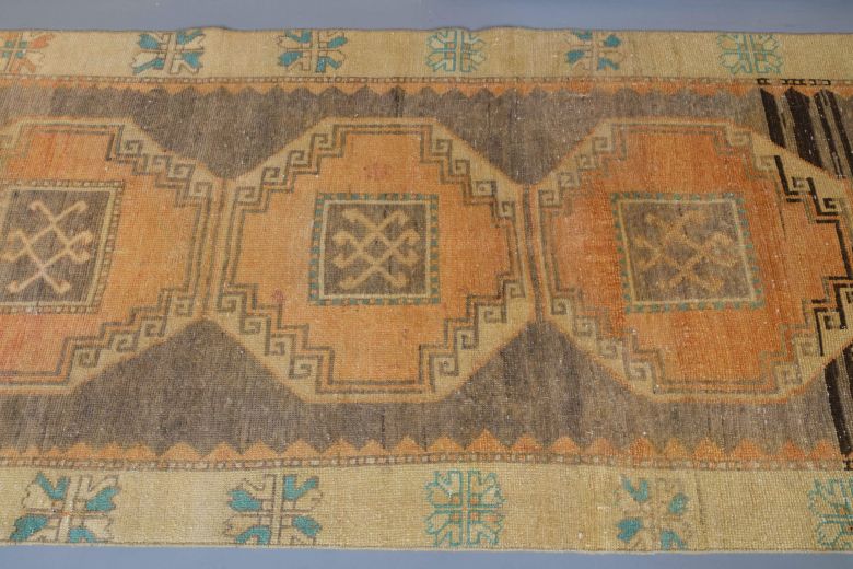 Neutral Vintage Runner Rug