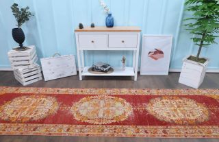 Vintage Persian Runner Rug - Thumbnail