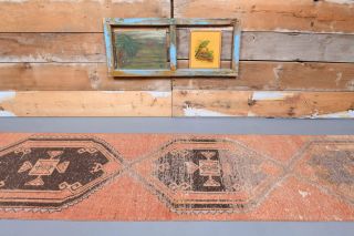 Vintage Traditional Runner Rug - Thumbnail