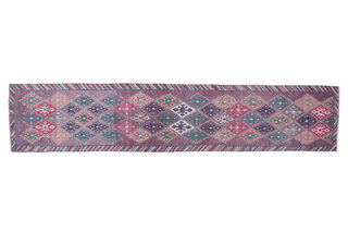 Vintage Hand-Knotted Anatolian Runner Rug - Thumbnail