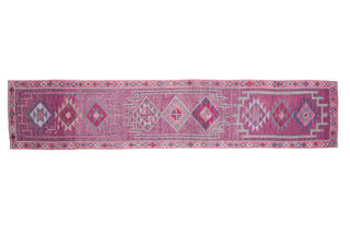 Vintage Hand-Knotted Anatolian Runner Rug - Thumbnail