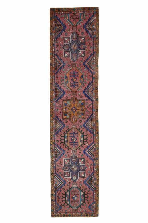 Vintage Anatolian Runner Rug - 29434
