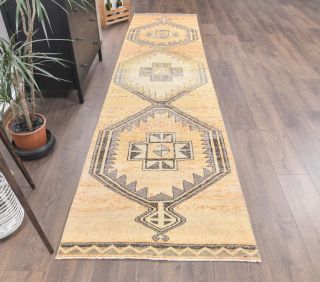 Vintage Faded Runner Rug - Thumbnail