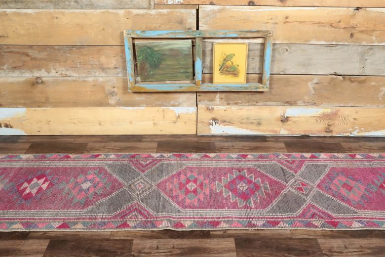 Vintage Purple Runner Rug