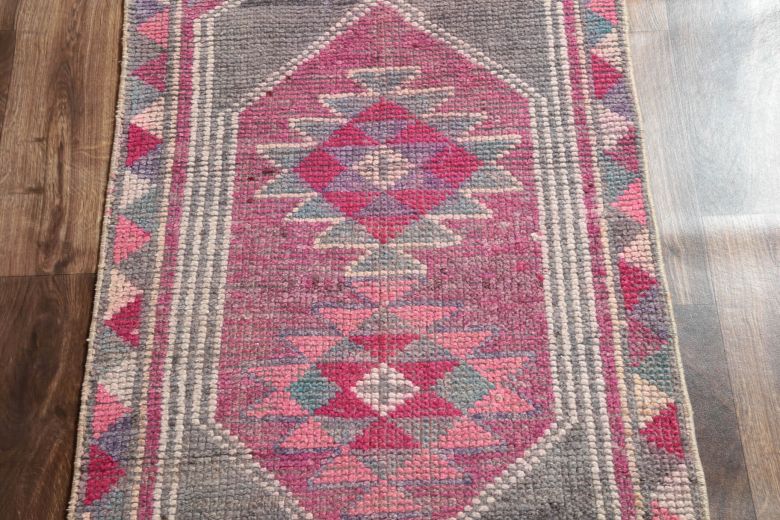 Vintage Purple Runner Rug