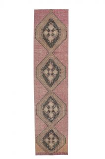 Long Vintage Runner Rug - Thumbnail