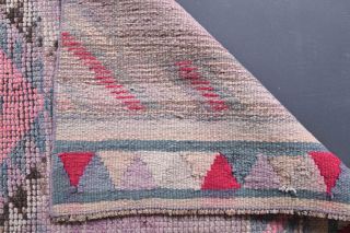 3x13 Wool Vintage Runner Rug - Thumbnail