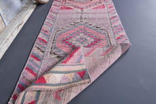 3x13 Wool Vintage Runner Rug - Thumbnail