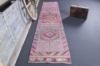 3x13 Wool Vintage Anatolian Runner Rug - Thumbnail