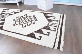 3x13 Wool Vintage Runner Rug - Thumbnail