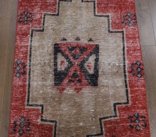 Vintage Pink Runner Rug - Thumbnail