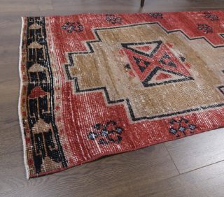 Vintage Pink Runner Rug - Thumbnail